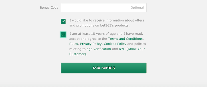bet365 s'inscrire